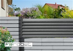 FEROBET Plotová tvárnice průběžná LINUS - 60*30*10cm - Standard Kovová